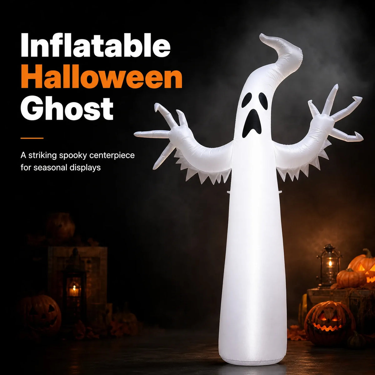 Hallowland Large Inflatable Halloween Ghost Decor