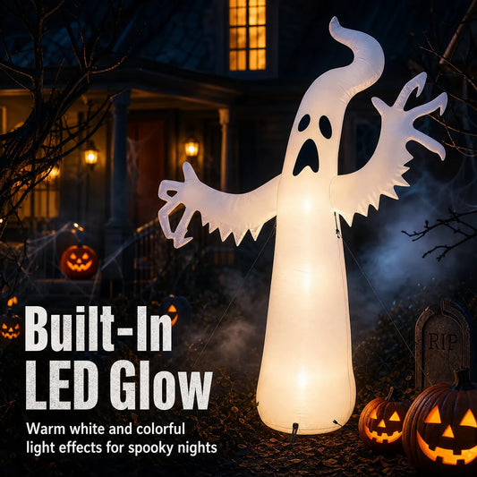 Hallowland Large Inflatable Halloween Ghost Decor
