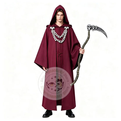 Hallowland New Medieval Wizard Priest Costume